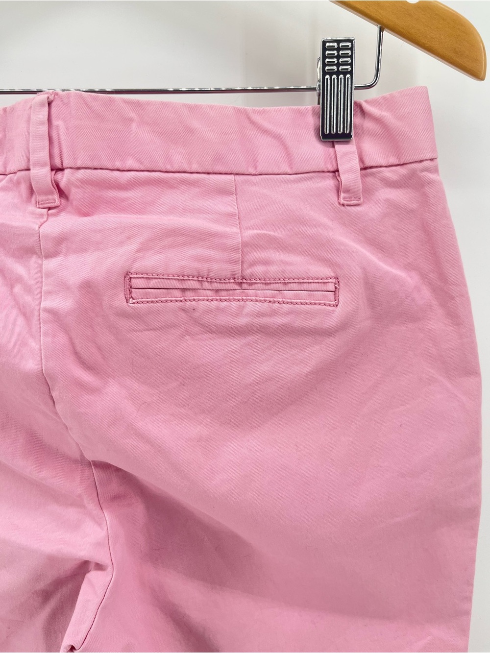 Gap Slim City Crop Pants Pink Stretch Cotton Ankle Chinos Size 2 - Picture 6 of 10